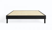 Smart Base Essential Queen Metal Platform Bed Frame - Black 