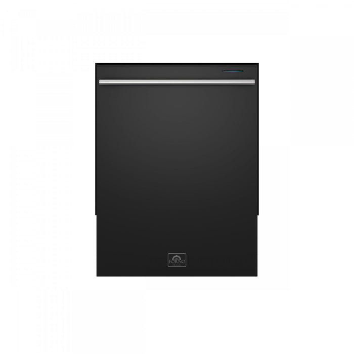Forno Pozzo 24 in. Built-In Tall Tub Top Control Black Dishwasher, 49 dBA - FDWBI8067-24BLK