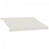Outsunny 12' X 10' Electric Retractable Awning W/ Remote Controller, Cream