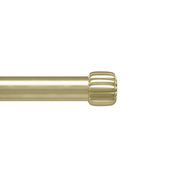 Umbra Cleo Gold Expandable 1\" Curtain Rod - 66\"-120\" 