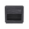 Soren Contemporary 26" Nightstand in Charcoal Gray (1-Drawer) | Table de nuit contemporaine Soren 26" en gris charbon (1 tiroir)