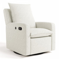 Storkcraft Timeless Recliner Glider - Ivory Boucle