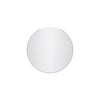 Lathe 24 Inch Frameless Round Mirror In Chrome