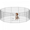 PawHut Dog Playpen Puppy Play Pen, 12 Panels Pet Exercise Fences for Outside Indoor, 30\"H