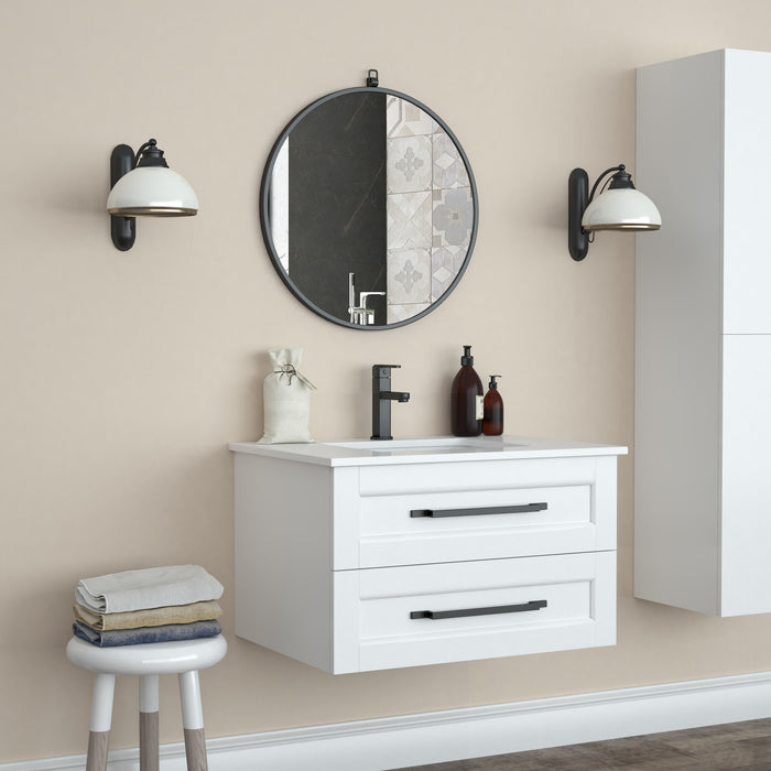 Jaylo Black 24\" Mirror