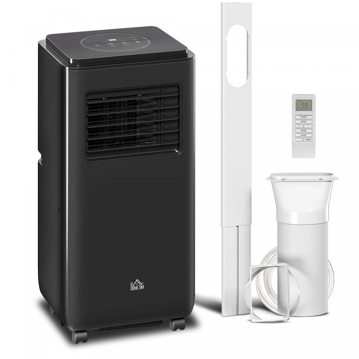 HOMCOM 8,000 BTU Portable Air Conditioner for 345 sqft room, Timer, Black
