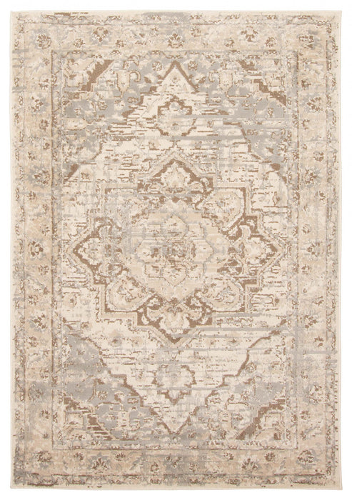 Priya Beige Area Rug - 8'0\" x 10'0\"