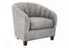 Monarch Specialties - Accent Chair, 31\"H, Upholstered, Living Room, Bedroom, Silver Fabric, Transitional