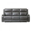 Marlow 84 in. Leather Match Power Reclining Sofa with USB/USB-C - Charcoal