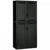HOMCOM 71\" Kitchen Pantry with 4 Hinged Doors and Adjustable Shelves