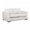 Cleo Contemporary Upholstered Loveseat in Cream | Canape deux places contemporain Cleo en tissu creme