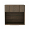 Clive Mid-Century Modern 22\" Nightstand in Walnut (1-Drawer)