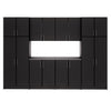 Elite 128-inch 8-piece Garage Storage Cabinet Set G - Black