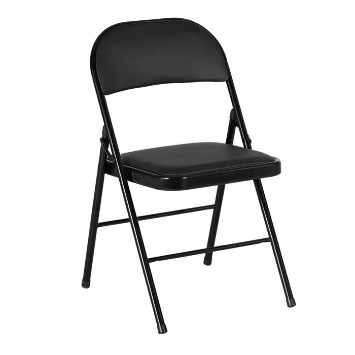 TygerClaw Comfortable Padded Event Chairs with Reinforced Steel Support 4 pack Patio Seat