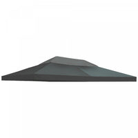 Outsunny 13.1' X 9.8' Gazebo Replacement Canopy 2 Tier Top Uv Cover Pavilion Garden Patio Outdoor, G