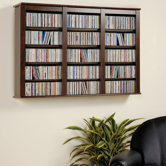 Triple Wall Mounted Storage - Espresso
