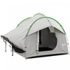 Outsunny Car Camping Tent with 3 Doors, 2000mm Waterproof, Grey and Green