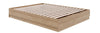 Nordika Milano Platform Full Bed - Brown Oak