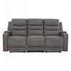 Preston 75 in. Upholstered Power Reclining Sofa - Grey