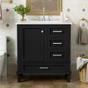 Olivia 30" Bathroom Vanity with Sink Combo and Storage Drawers,Black | Olivia meuble de salle de bain 30" avec vasque et tiroirs de rangement, noir