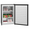 HOMCOM Compact Upright Freezer 3Cu.Ft Mini Freezer, Silver