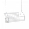 Outsunny 2-seater Porch Swing Outdoor Patio Swing Chair With Slatted Design