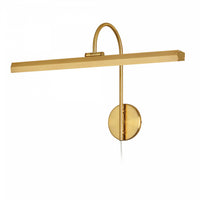 Dainolite Display/Exhibit Picture Light 30w Aged Brass Finish Lamp
