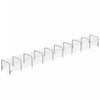 PawHut Extra Long Chicken Tunnel for Outside, 354" x 39" Galvanized Steel Chicken Run with Nylon Netting, 10 Arches for 10-15 Chickens or Ducks, Backyard Farm Yard, Silver