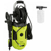 Outsunny Electric Pressure Washer, 1800W High Pressure Washer with 20 ft Outlet Hose, Adjustable Nozzle, 1.9GPM Power Washer with Hose Reel, Steel Handle for Home Patio, Green