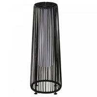 Outsunny Wicker Solar Floor Lamp, 24