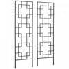 Outsunny 72\" Garden Trellis Pack Of 2, For Roses, Vine, Cucumber, Clematis