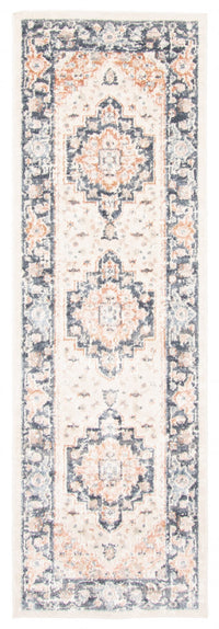 Heriza Ivory Runner Area Rug - 2'8