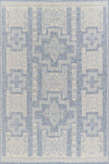 Nyra Transitional 8'0\" x 10'0\" Area Rug in Blue Indoor Area Rug