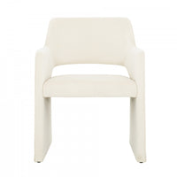 Kendrick Ivory Velvet Upholstered Accent Dining Chair (Set of 2) 