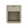 Evelyn Modern 20\" Nightstand in Natural (1-Drawer)