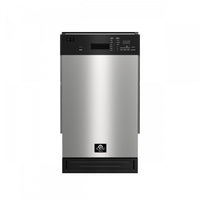 Forno Polo 18 in. Dishwasher in Stainless-Steel, Front Control, 8 Place Settings, 52 dBa - FDWBI8041-18S 