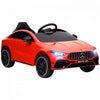 Qaba Mercedes-amg Cla 45 Licensed 12v Powered Ride-On Car, Battery Powered Kids Electric Car With Remote Control, Transport Wheels, Spring Suspension, Led Lights, Music Horn, Red