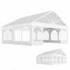 Outsunny 20' X 20' Heavy Duty Party Tent Outdoor Canopy With Carry Bags
