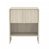 Novara Contemporary 22\" Nightstand in Whitewashed Oak (1-Drawer)