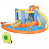 Outsunny 5 In 1 Kids Bouncy Castle Inflatable Bounce House Jump N Slide Bouncer Trampoline Slide Water Pool Climbing Wall With Inflator For Boys And Girls Summer 14' X 12' X 6'