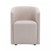 Hearth Contemporary Modern Upholstered Armchair in Barley 