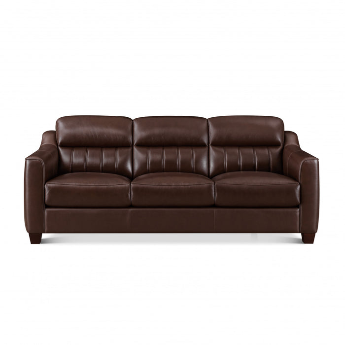 Hydeline Uptown Leather Sofa - Brown