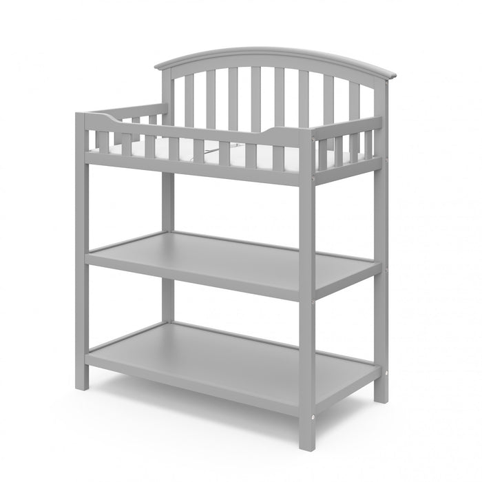 Graco Changing Table with Water-Resistant Changing Pad - Pebble Gray