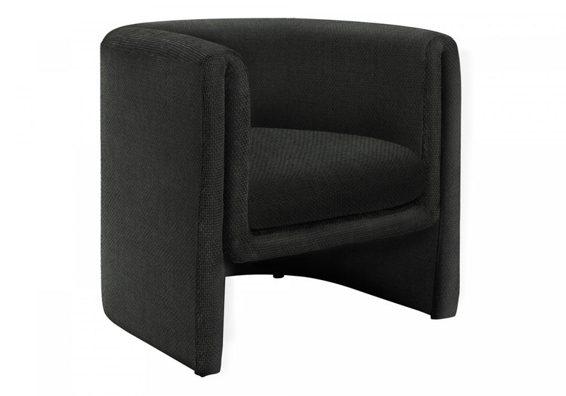Monarch Specialties - Accent Chair, 29\"H, Upholstered, Living Room, Bedroom, Black Fabric, Contemporary