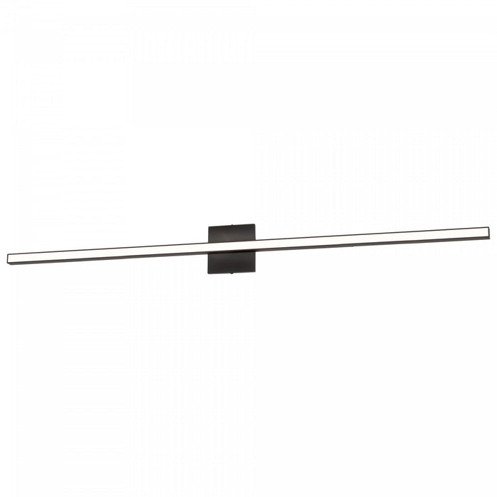 Dainolite Arandel Vanity Light 36w LED Matte Black White Acrylic Diffuser Lamp