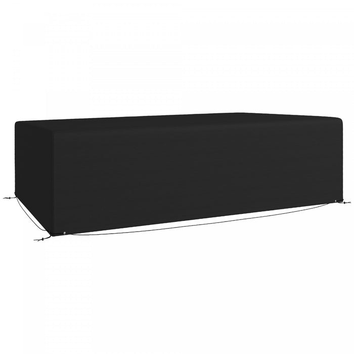 Outsunny 97\" X 65\" X 26\" Outdoor Patio Furniture Cover, Waterproof, Black