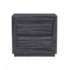 Soren Contemporary 26\" Nightstand in Charcoal Gray (2-Drawer)