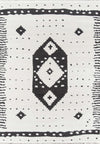 Lyra Contemporary 7'6\" x 9'6\" Area Rug in Ivory Indoor Area Rug