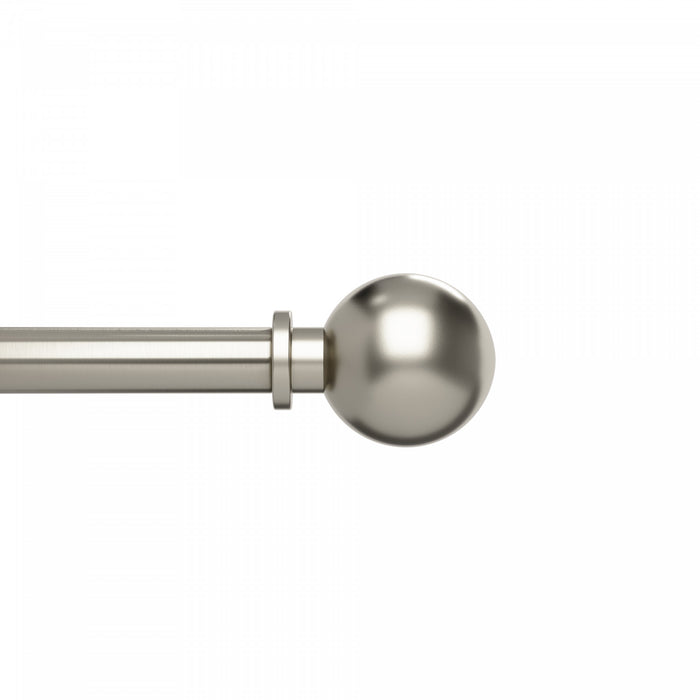 Umbra Bolas Nickel Expandable 1\" Curtain Rod - 36\"-72\" 