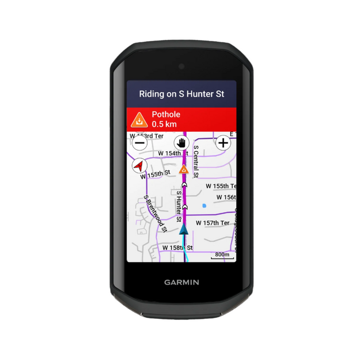 Garmin Edge 1050 Premium Cycling Computer - Vivid Color Touchscreen Display, Built-in Speaker, Advanced Training And Group Ride Features, Road Hazard Alerts